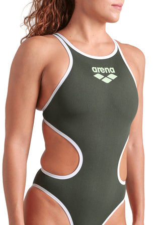 Arena One Big Logo Sage/White