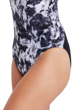 Marble Powerback Zoggs swimsuit