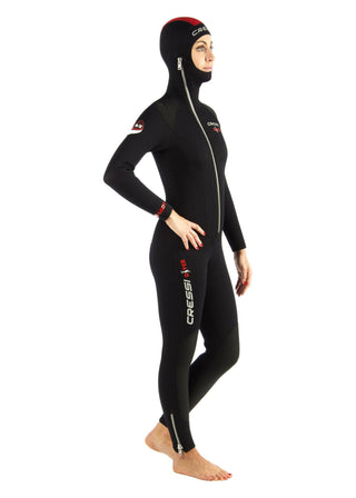 Traje de neopreno Cressi Diver de una pieza para mujer de 7 mm.