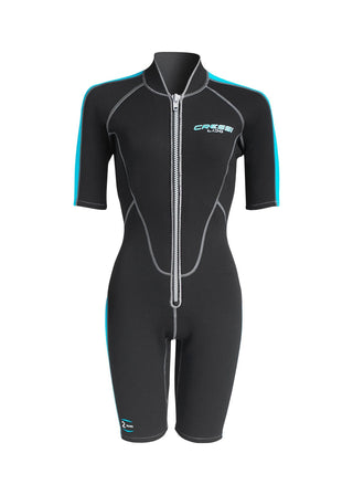 Cressi Lido 2 mm shorty wetsuit. woman