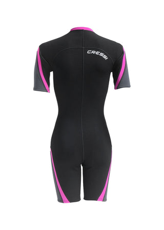 Cressi Playa 2.5 mm shorty wetsuit. woman