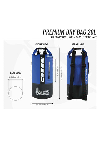 Cressi Premium Dry Bag 20 Liters