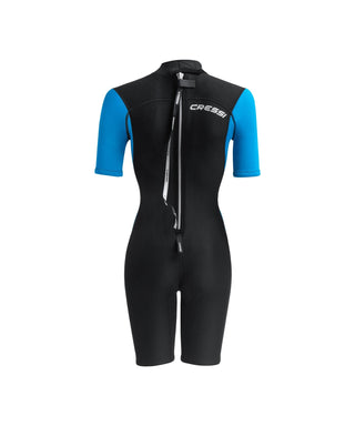 Cressi Med-x 2.5 mm shorty wetsuit. woman