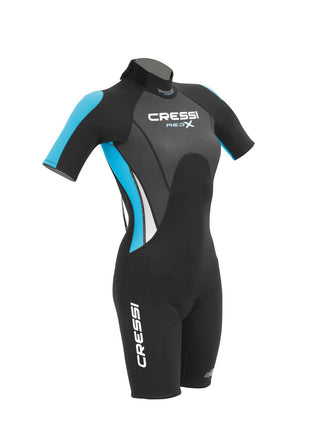 Cressi Med-x 2.5 mm shorty wetsuit. woman