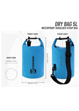 Cressi 5 litre dry bag