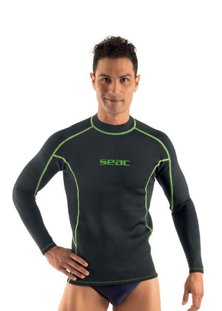 Camiseta de neopreno Seac Fit de 2 mm de largo. hombre