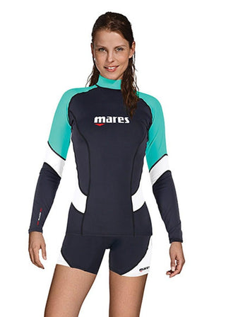 Mares Trilastic Women's Long Sleeve Rashguard Shirt