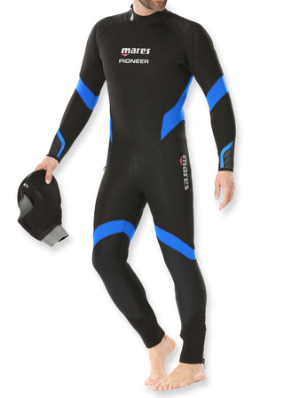 Mares Pioneer men's 7mm one-piece wetsuit.