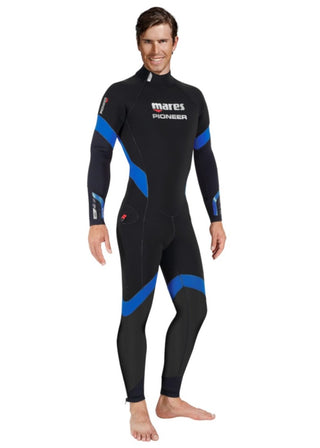 Mares Pioneer men's 7mm one-piece wetsuit.