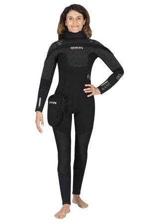 Traje de neopreno de una pieza Mares Pro Therm 8/7 mm para mujer