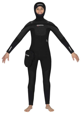 Traje de neopreno de una pieza Mares Pro Therm 8/7 mm para mujer