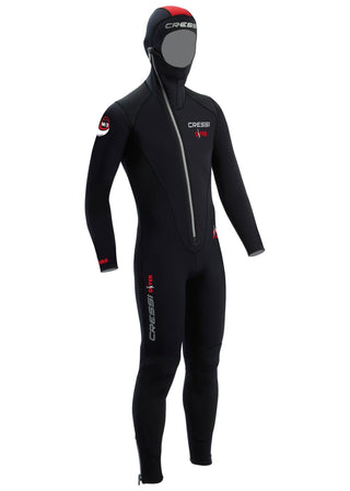 Cressi Diver men's 5mm one-piece wetsuit.