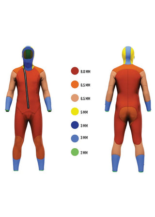 Traje de neopreno Cressi Facile de una pieza para mujer de 8 mm.