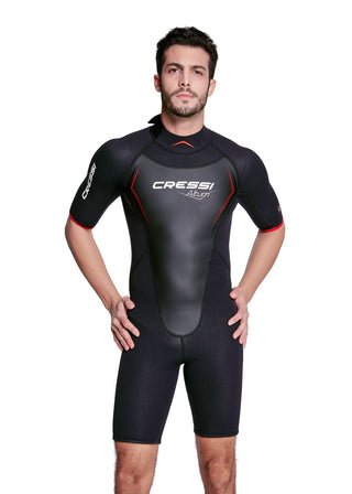 Cressi Altum 3 mm shorty wetsuit. man
