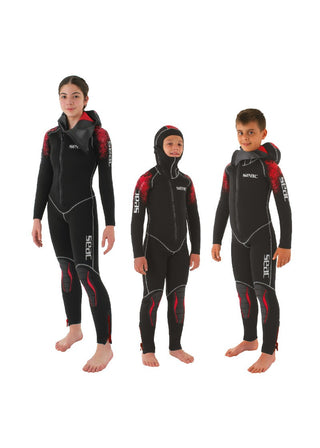 Traje de neopreno Seac First Junior de 5 mm.