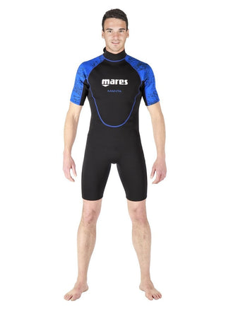 Mares Manta 2.2mm shorty wetsuit. Men