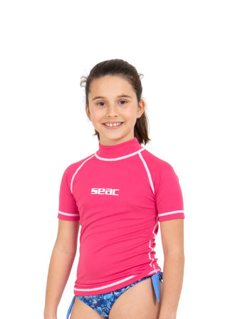 Seac Short Sleeve Girl's Rash Guard