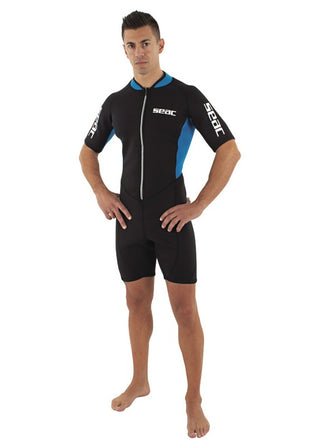 Seac look 2.5 mm shorty wetsuit. men