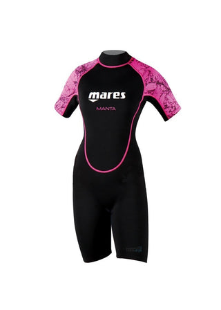 Mares Manta 2.2 mm shorty wetsuit. woman