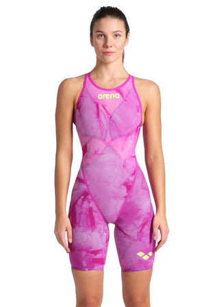 Arena Carbon Glide Tie-Dye abierto femenino