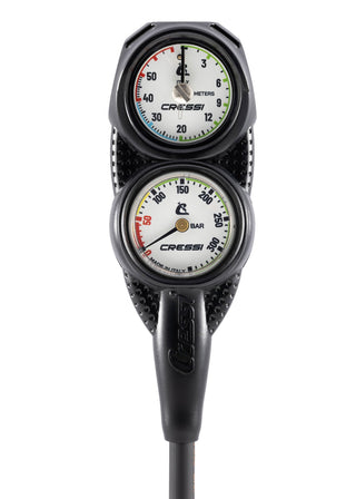 Cressi Dp2 console pressure gauge and depth gauge