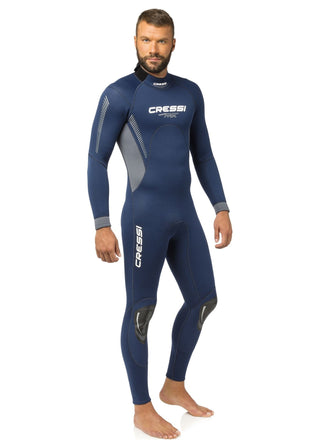 Traje de neopreno Cressi Fast de una pieza de 3 mm para hombre. 