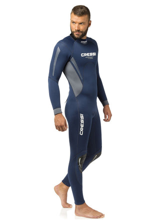 Traje de neopreno Cressi Fast de una pieza de 3 mm para hombre. 