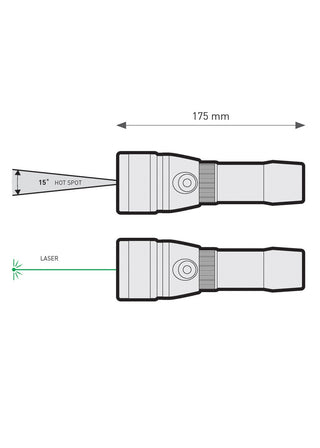 Mares EOS 25LR Laser diving torch