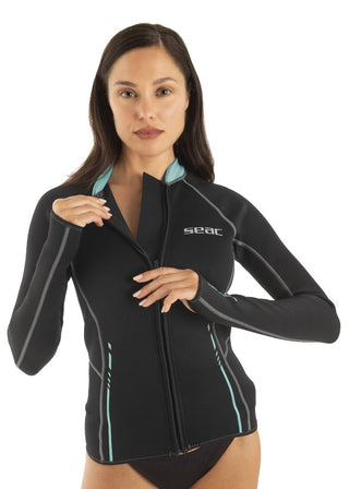 Camisa larga de neopreno Seac Lover para mujer