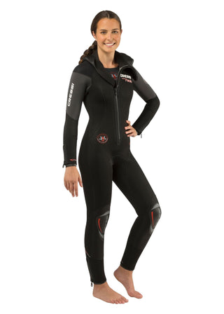 Traje de neopreno Cressi Facile de una pieza para mujer de 8 mm. 