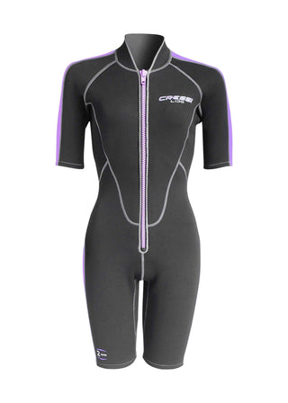 Cressi Lido 2 mm shorty wetsuit. woman
