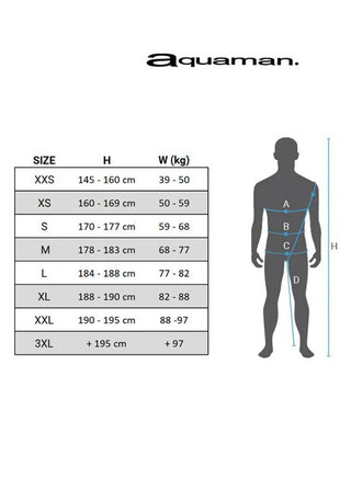 Traje de neopreno unisex sin mangas Aquaman AEON