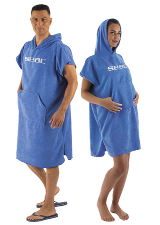 Poncho de microfibra Seac para adultos