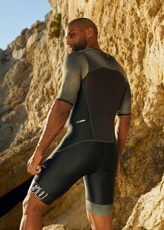 Z3R0D Body de triatlón para hombre Start con manga
